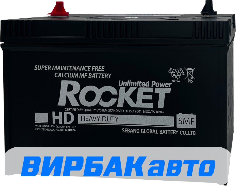 Купить Аккумулятор ROCKET SMF 31-1000S 120 Ач 1000 А универсальная  полярность, клемма стандартная, цены в Воронежe — интернет-магазин  VIRBACauto