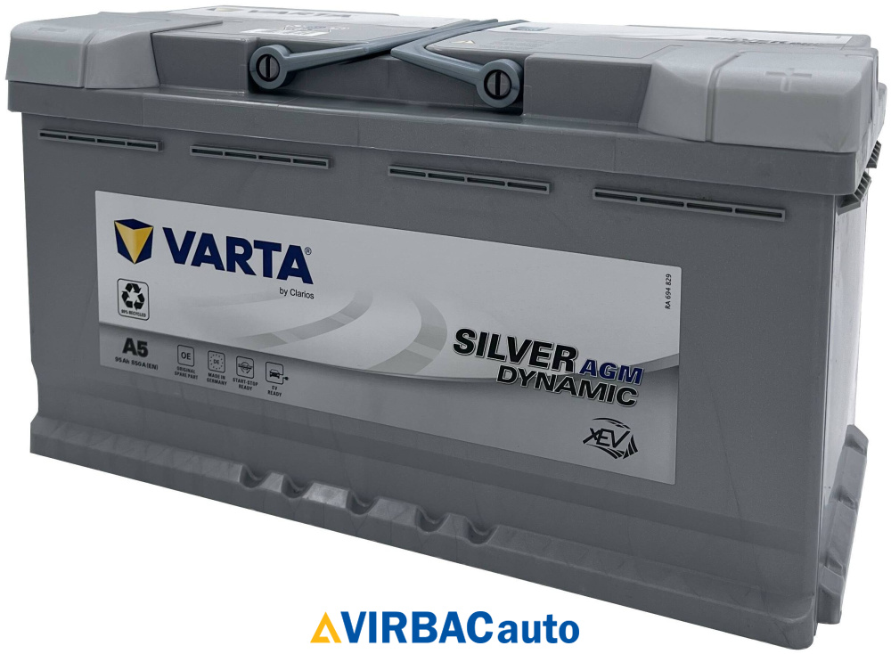 Купить Аккумулятор VARTA Silver Dynamic AGM (А5) 95 Ач 850 А обратная ...