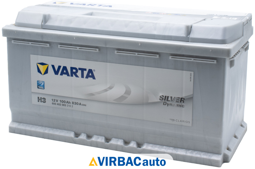 Купить Аккумулятор VARTA Silver Dynamic (H3) 100 Ач 830 А обратная  полярность, клемма стандартная, цены в Воронежe — интернет-магазин  VIRBACauto