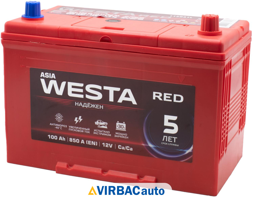 Asia 100. Westa Red Asia - 50 a/ч. Аккумулятор Westa Red 100. Westa Red Азия (jis-b24).