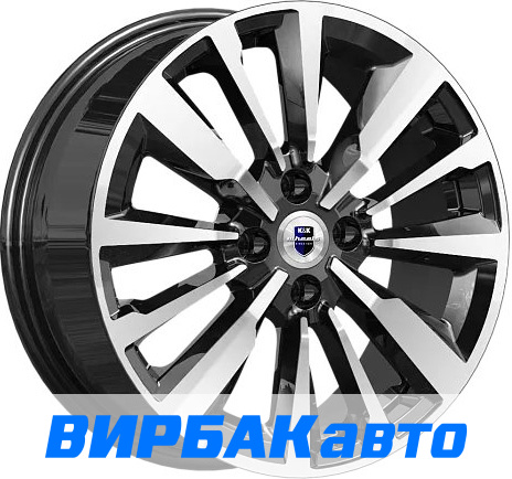 Купить литые диски КиК Эрман 16" PCD 4/100 6,5j ET 37 ЦО 60,1, черный с ...